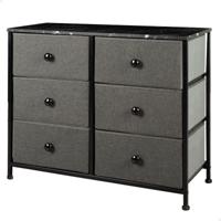 Ladekast Max Home Grijs Marmer 80 x 62 x 30 cm