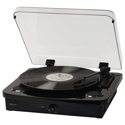 Denver VPL-230B Platenspeler Belt drive Zwart