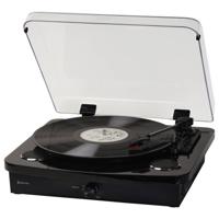 Denver VPL-230B Platenspeler Belt drive Zwart