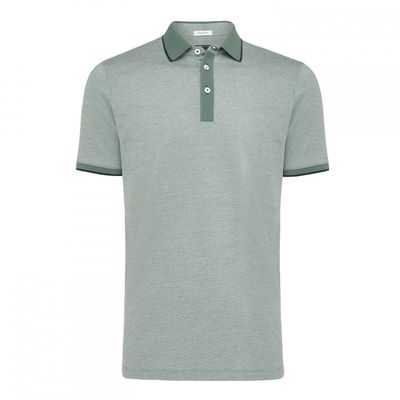 Tresanti Heren Poloshirt Donkergroen Pique