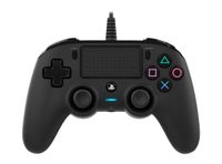 PS4 Nacon Wired Compact Official Licensed Controller (zwart) - thumbnail