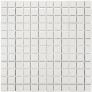 The Mosaic Factory London vierkante mozaïek tegels 30x30 super wit