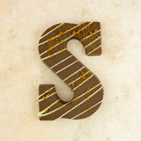 Chocoladeletter S speculoos (200 gram)