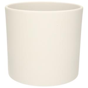 Mica Decorations Plantenpot - wit - keramiek - 23 x 21 cm   -