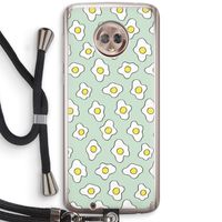 Spiegeleitjes: Motorola Moto G6 Transparant Hoesje met koord