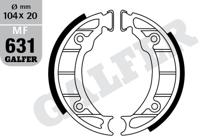 GALFER remsegmenten "mf631" brake shoe standard mf 631