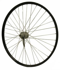 Shimano Achterwiel 28-15/8-13/8 nexus 3v rn rvs spk zwart velg
