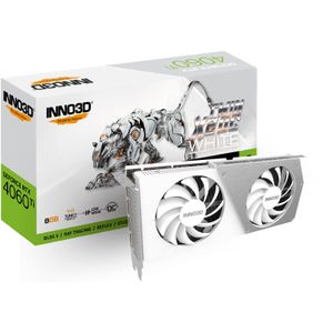 GeForce RTX 4060 Ti 8GB Twin X2 OC White Grafische kaart