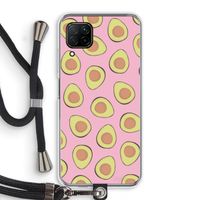 Dancing avocados: Huawei P40 Lite Transparant Hoesje met koord