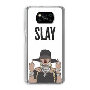 Slay All Day: Xiaomi Poco X3 NFC Transparant Hoesje