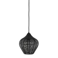 Light & Living Light&living Hanglamp Ø20x22 cm ALVARO mat zwart