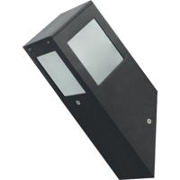 LED Tuinwandlamp Buiten - Kavy 1 - E27 Vierkant Aluminium - 5.5W Warm Wit