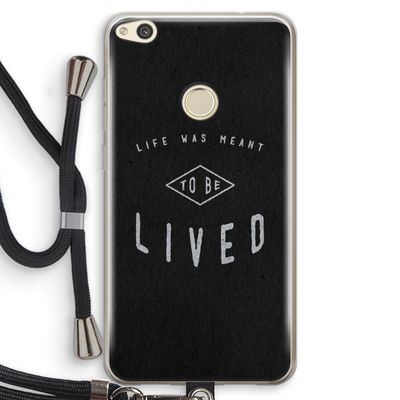 To be lived: Huawei Ascend P8 Lite (2017) Transparant Hoesje met koord