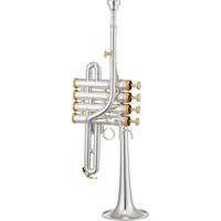 XO 1700-S (verzilverd, vergulde versiering) Bb/A piccolotrompet