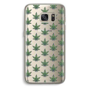 Weed: Samsung Galaxy S7 Transparant Hoesje