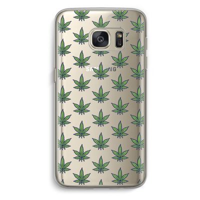 Weed: Samsung Galaxy S7 Transparant Hoesje