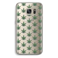 Weed: Samsung Galaxy S7 Transparant Hoesje
