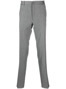 Incotex pantalon en laine vierge à coupe slim - Gris