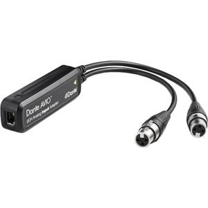 Dante Avio Analog Input 2x0 XLR - Dante adapter