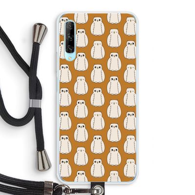 Uilen: Huawei P Smart Pro Transparant Hoesje met koord