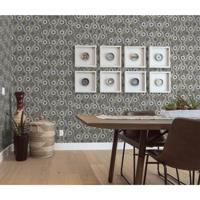 DUTCH WALLCOVERINGS DUTCH WALLCOVERINGS Behang Galactic zilverkleurig en bruin - thumbnail