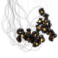 Bocci 100.19 Semi-rigid Hanglamp - Grijs - Ronde plafondkap - thumbnail