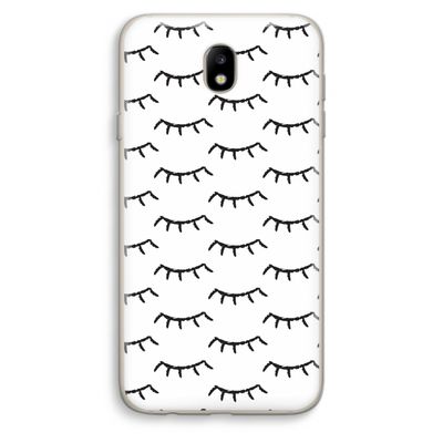 Wimpers: Samsung Galaxy J7 (2017) Transparant Hoesje
