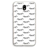 Wimpers: Samsung Galaxy J7 (2017) Transparant Hoesje