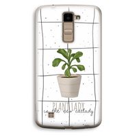 Kamerplant op vensterruit: LG K10 (2016) Transparant Hoesje
