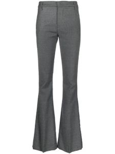 DONDUP pantalon évasé à taille haute - Gris