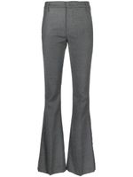 DONDUP pantalon évasé à taille haute - Gris