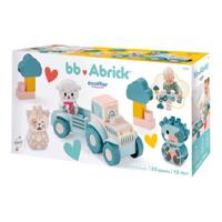 Abrick Ecoiffier baby mijn eerste tractor met grappige dieren, 25dlg.