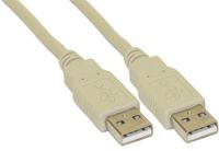 InLine 34350H USB-kabel 5 m USB A Beige - thumbnail