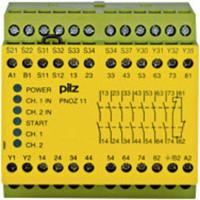 PILZ PNOZ 11 24VAC 24VDC 7n/o 1n/c Veiligheidsschakelapparaat Voedingsspanning (num): 24 V/DC 7x NO, 1x NC (b x h x d) 90 x 87 x 121 mm 1 stuk(s)