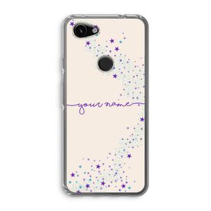 Sterren: Google Pixel 3a Transparant Hoesje