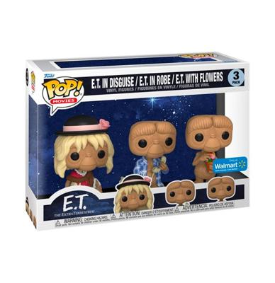 Funko Pop! Movies: E.T. 40th Anniversary 3 Pack - Walmart Exclusive