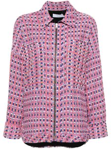 IRO veste en tweed à manches longues - Rose