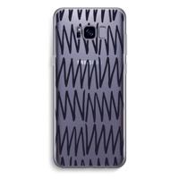 Marrakech Zigzag: Samsung Galaxy S8 Plus Transparant Hoesje - thumbnail