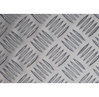 Aluminium traanplaat 5x6,5 mm - per m²