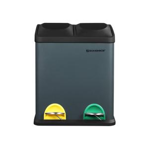 Vuilnisbak voor in de keuken, Wit + Zwart