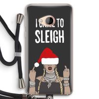 Came To Sleigh: HTC U Play Transparant Hoesje met koord