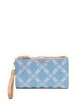 Michael Michael Kors portefeuille à motif monogrammé en jacquard - Bleu