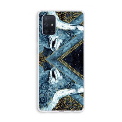 Golden Fox: Galaxy A71 Transparant Hoesje