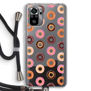 Donuts: Xiaomi Redmi Note 10S Transparant Hoesje met koord
