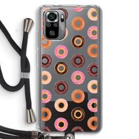 Donuts: Xiaomi Redmi Note 10S Transparant Hoesje met koord
