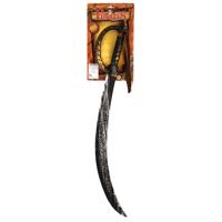 Piraten speelgoed verkleed zwaard - zwart/goud - 67 cm - Verkleedkleding accessoires