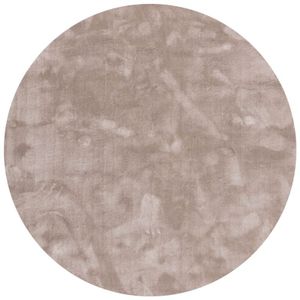 Vloerkleed Cowan rond lichtgrijs 21