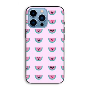 Smiley watermeloenprint: iPhone 13 Pro Max Biologisch afbreekbaar hoesje