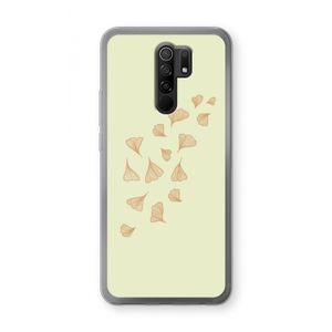 Falling Leaves: Xiaomi Redmi 9 Transparant Hoesje