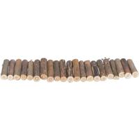 Trixie Hangbrug met schroefbevestiging schorshout naturel voor muizen - thumbnail